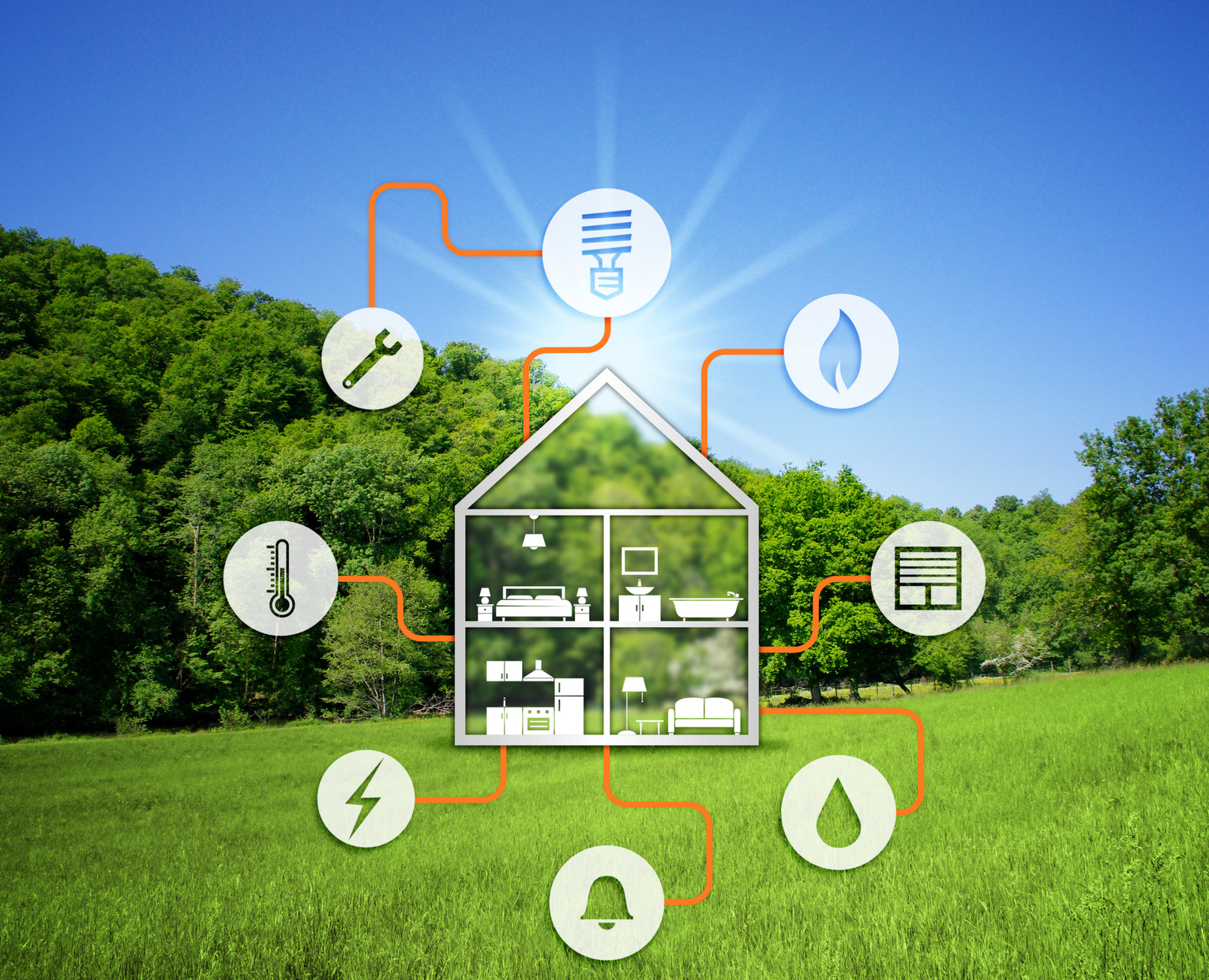 Maison connecte - Connected Home - 003 - Canvas version